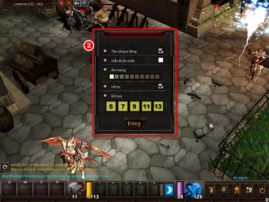 Chức năng chính của Game MU Thần Bí Chức năng chính của Game MU Thần Bí